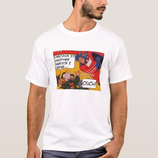 Sarcasm Comics T-shirt (Voorkant)