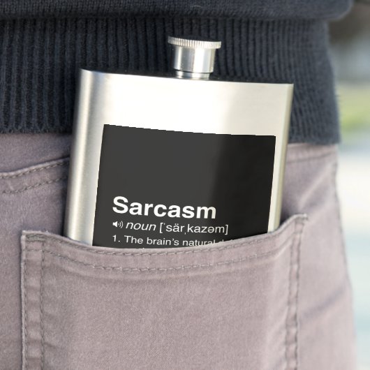Sarcasm Definition Heupfles (Voorbeeld)