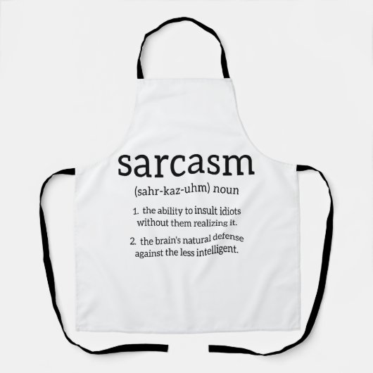 Sarcasm Definition Schort (Voorkant)