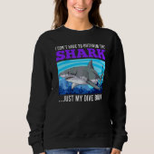 Sarcasm Dive Buddy Dive Buddy Shark Diver Trui (Voorkant)