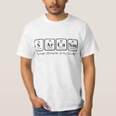 Sarcasm Elements T-shirt (Voorkant)