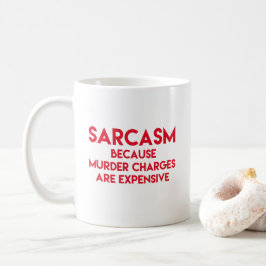 Sarcasm - Funny Quote Koffiemok