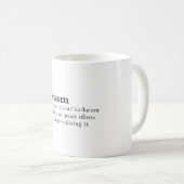 Sarcasm - het vermogen om idioten te beledigen ... koffiemok (Voorkant rechts)