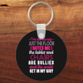 Sarcasm Im Not Clumsy I'm Not Clumsy Sarcastic Wom Sleutelhanger (Voorkant)