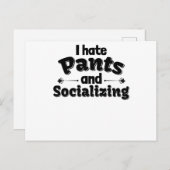 Sarcasm is de manier om iemand met stijl te mislei briefkaart (Voorkant / Achterkant)