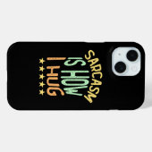 Sarcasm is hoe ik hem kan pakken. Case-Mate iPhone case (Achterkant (horizontaal))