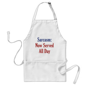 Sarcasm is nu de hele dag in dienst standaard schort