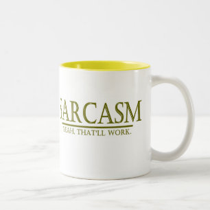 SARCASM - JA DAT ZAL WERKEN TWEEKLEURIGE KOFFIEMOK