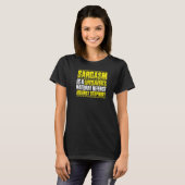 Sarcasm Lifesaver T-shirt (Voorkant volledig)
