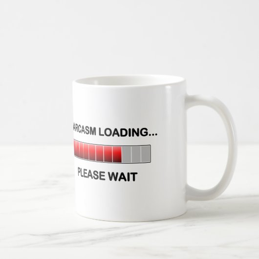 Sarcasm Loading Koffiemok (Rechts)