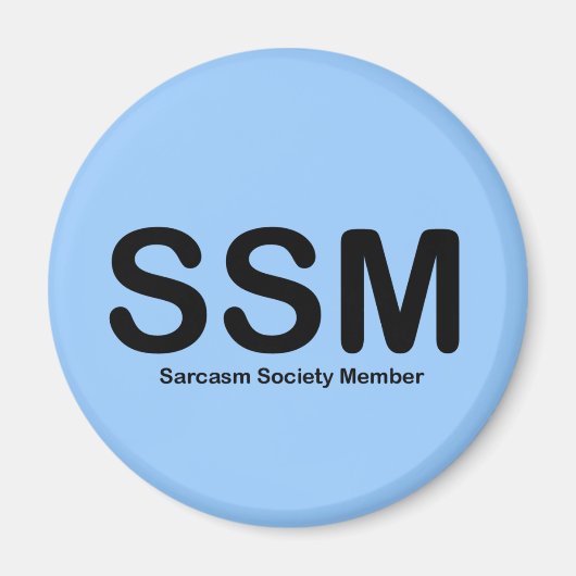 Sarcasm Magnet (Voorkant)
