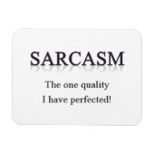 Sarcasm Magnet Magneet (Horizontaal)