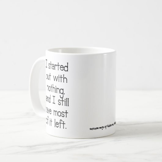 Sarcasm-Mok Koffiemok (Voorkant links)