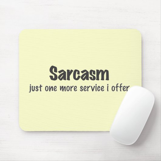 Sarcasm Muismat (Met muis)