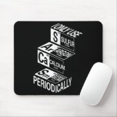Sarcasm Periodic Table Element Weird Science Joke Muismat (Met muis)