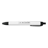 SArCaSm Periodic Table Elements Word Chemistry Zwarte Inkt Pen (Bodem)