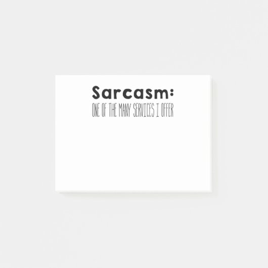 sarcasm post-it® notes (Voorkant)