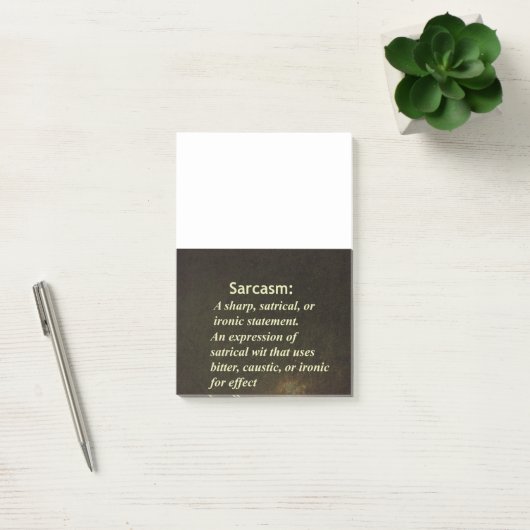 Sarcasm Post-it® Notes (Kantoor)
