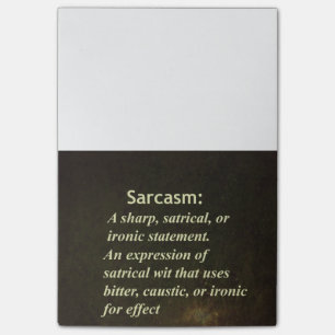 Sarcasm Post-it® Notes