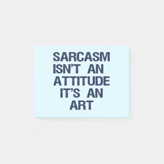 Sarcasm Post-it® Notes (Voorkant)