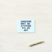 Sarcasm Post-it® Notes (Op bureau)