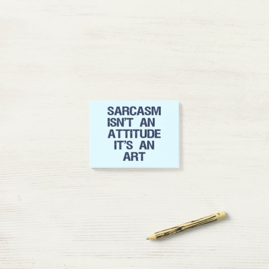 Sarcasm Post-it® Notes (Op bureau)
