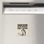 SARCASM RETRO HUUSEWIFE MAGNETS MAGNEET (Insitu (Vaatwasser))