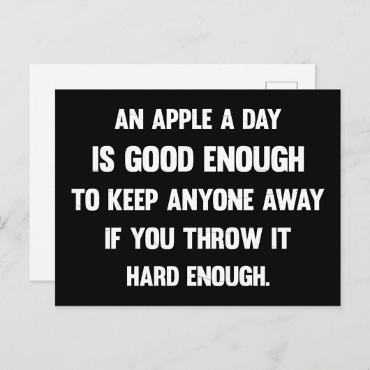 Sarcasm | Sarcasme-gezegden | Sarcastisch Briefkaart (Voorkant / Achterkant)