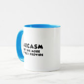 Sarcasm Service Coffee-Mok Mok (Voorkant links)