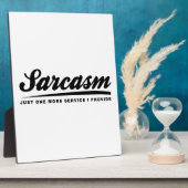 Sarcasm Service Fotoplaat (Zijkant)