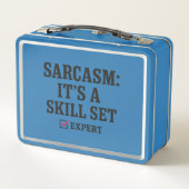 Sarcasm Skill Set Expert Typography (Achterkant)