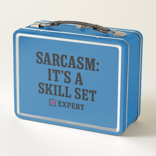 Sarcasm Skill Set Expert Typography (Achterkant)