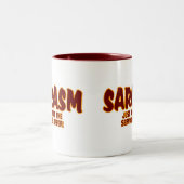 SARCASM - SLECHTS ÉÉN VAN DE ZEVEN DIE IK BIED! TWEEKLEURIGE KOFFIEMOK (Center)