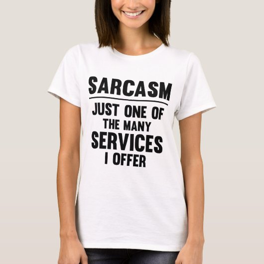 Sarcasm T-shirt (Voorkant)
