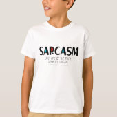 Sarcasm T-shirt (Voorkant)