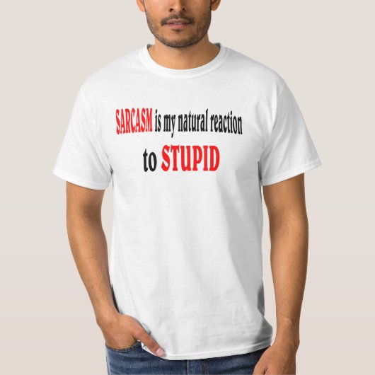 Sarcasm T-shirt (Voorkant)