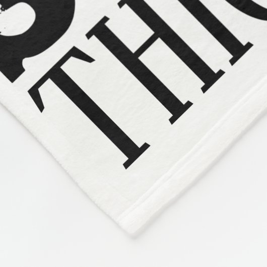 Sarcasm Thick & Heavy Fleece Deken (Hoek)