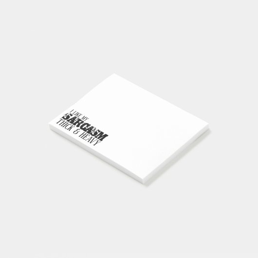 Sarcasm Thick & Heavy Post-it® Notes (Schuin)