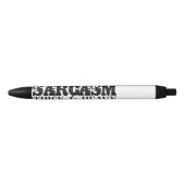 Sarcasm Thick & Heavy Zwarte Inkt Pen (Voorkant)