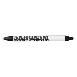 Sarcasm Thick & Heavy Zwarte Inkt Pen
