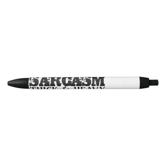 Sarcasm Thick & Heavy Zwarte Inkt Pen (Voorkant)