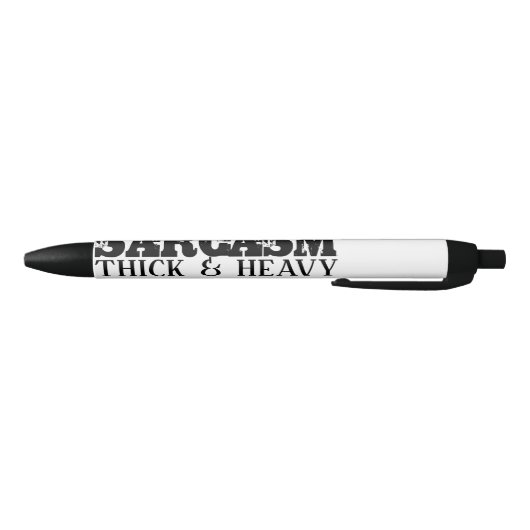 Sarcasm Thick & Heavy Zwarte Inkt Pen (Bodem)