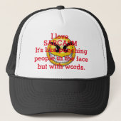 Sarcasm Trucker Pet (Voorkant)