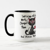 Sarcasme & Attitude Grappig Cateigenaar Geschenk Mok (Links)