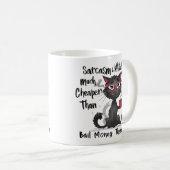 Sarcasme & Attitude Grappig Geschenk voor Kattenli Koffiemok (Voorkant rechts)