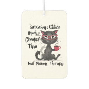 Sarcasme & Attitude Grappig Geschenk voor Kattenli Luchtverfrisser