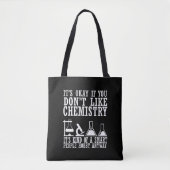 Sarcasme chemie grappige scheikundige citaten tote bag (Voorkant)
