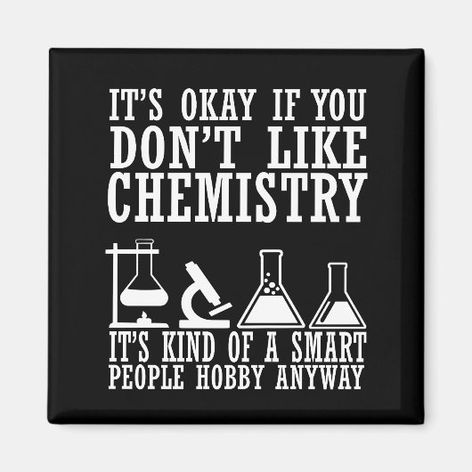 sarcasme chemie magneet (Voorkant)