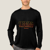 Sarcasme Chemie Ontwerp Tri-Blend Shirt (Voorkant volledig)