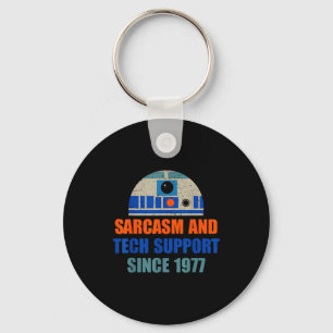 Sarcasme en tech-ondersteuning sinds 1977 leuk ont sleutelhanger